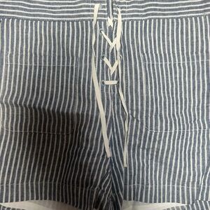 Madewell brand new striped shorts with cute tie